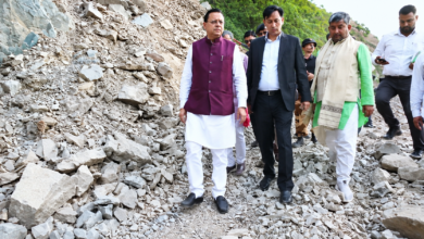 CM Dhami Inspection